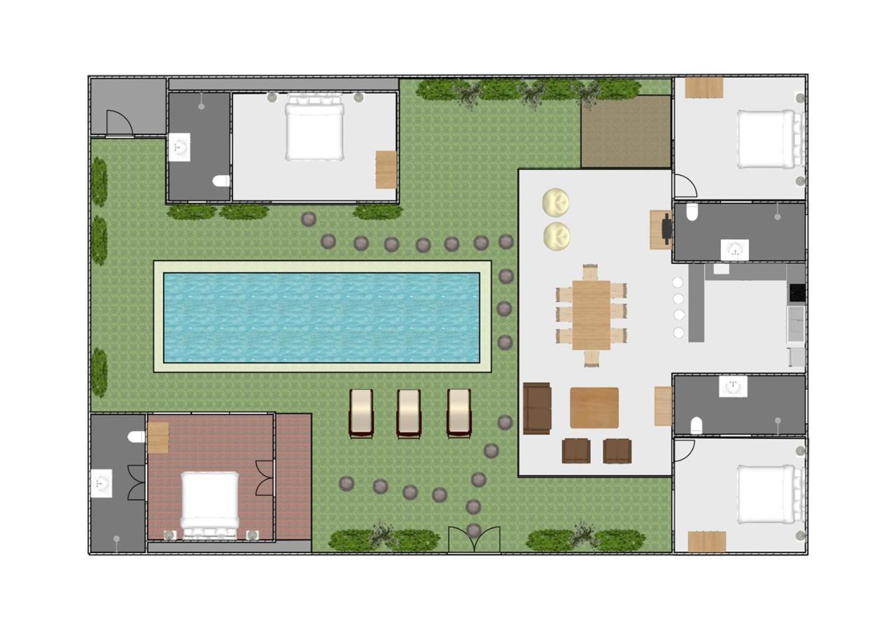 Villa Gladak By Optimum Bali Villas Семиньяк Экстерьер фото